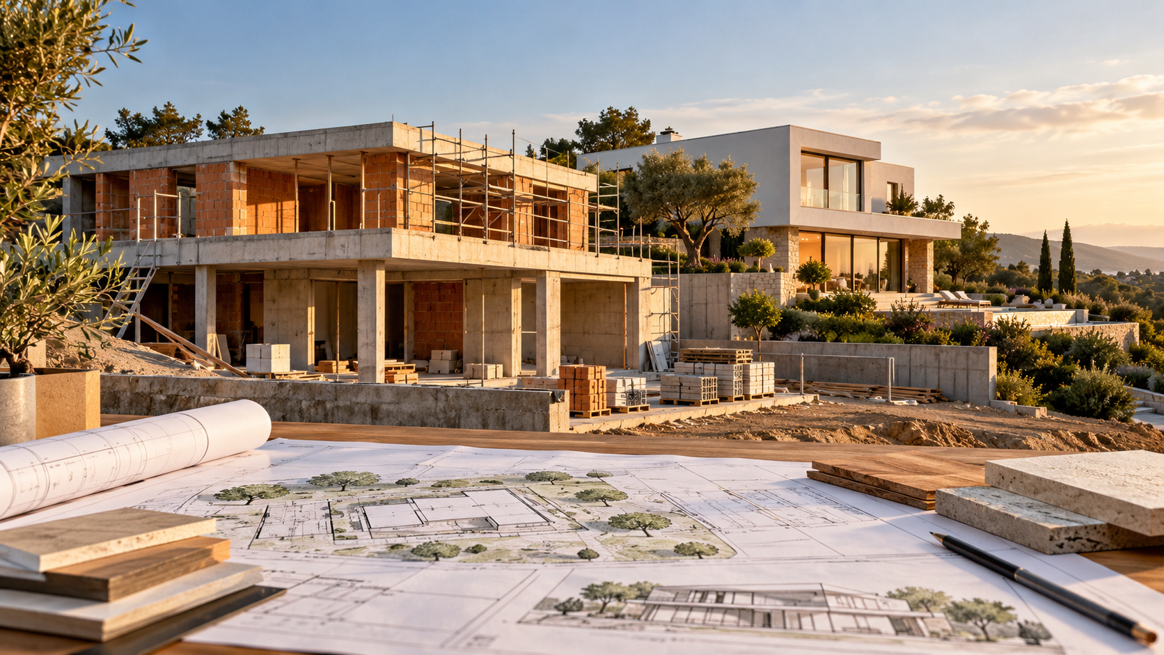 Proceso de construcción de una vivienda de obra nueva