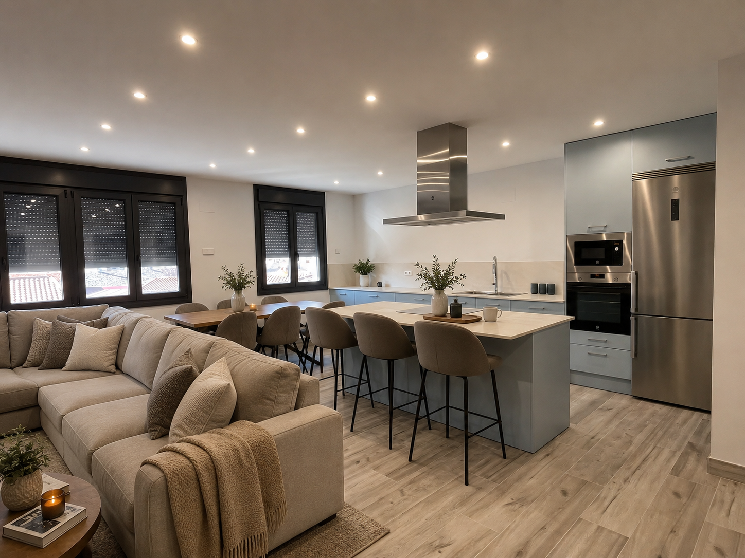 Render arquitectónico de una vivienda