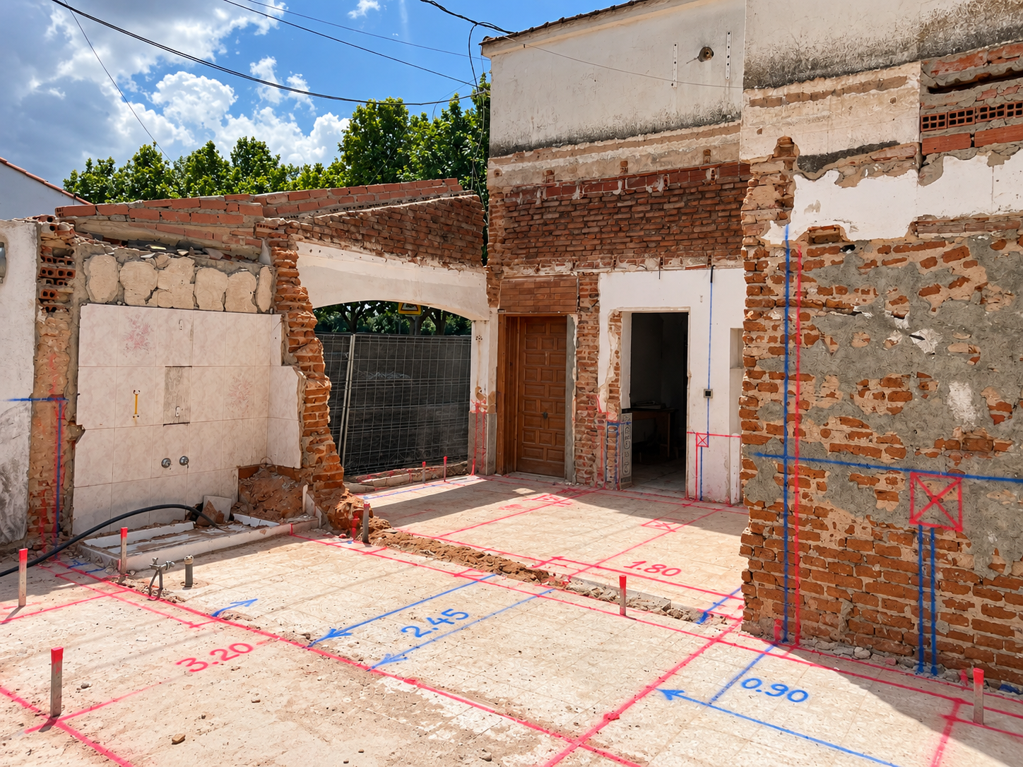 Replanteo en obra